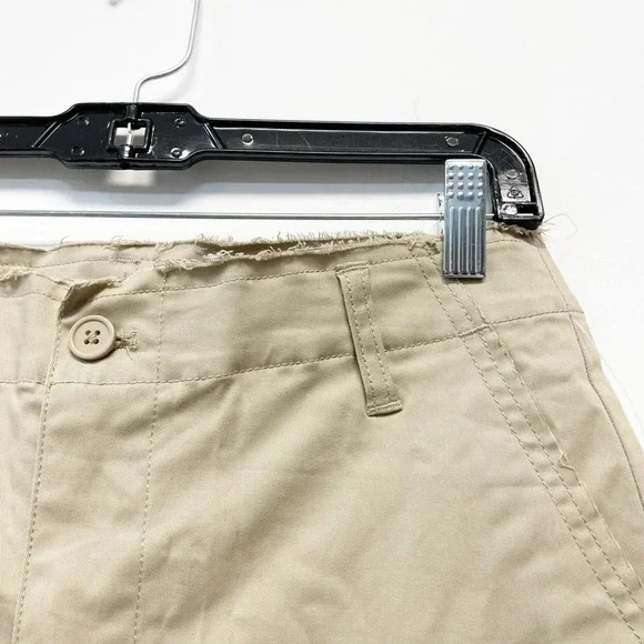 Wild Fable Women's Beige Khaki Wide Leg Raw Hem Waistband Pants Size L - Picture 3 of 7